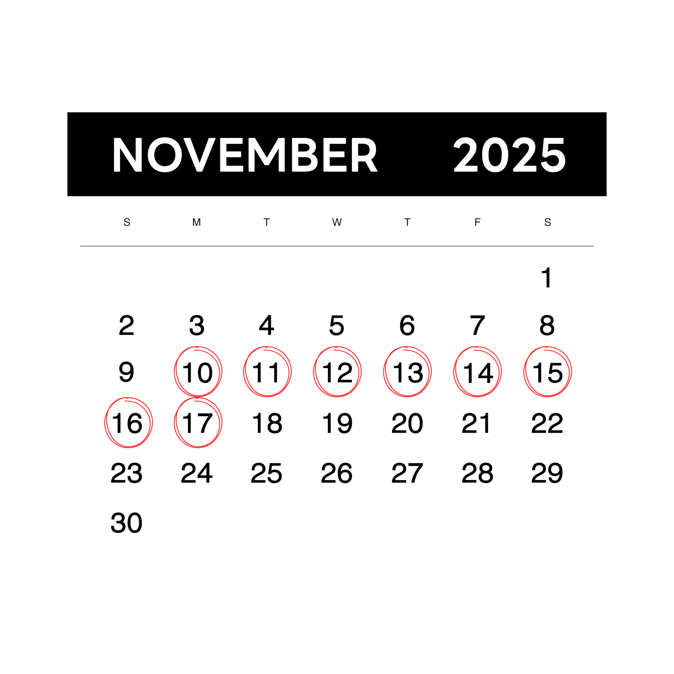Competition date